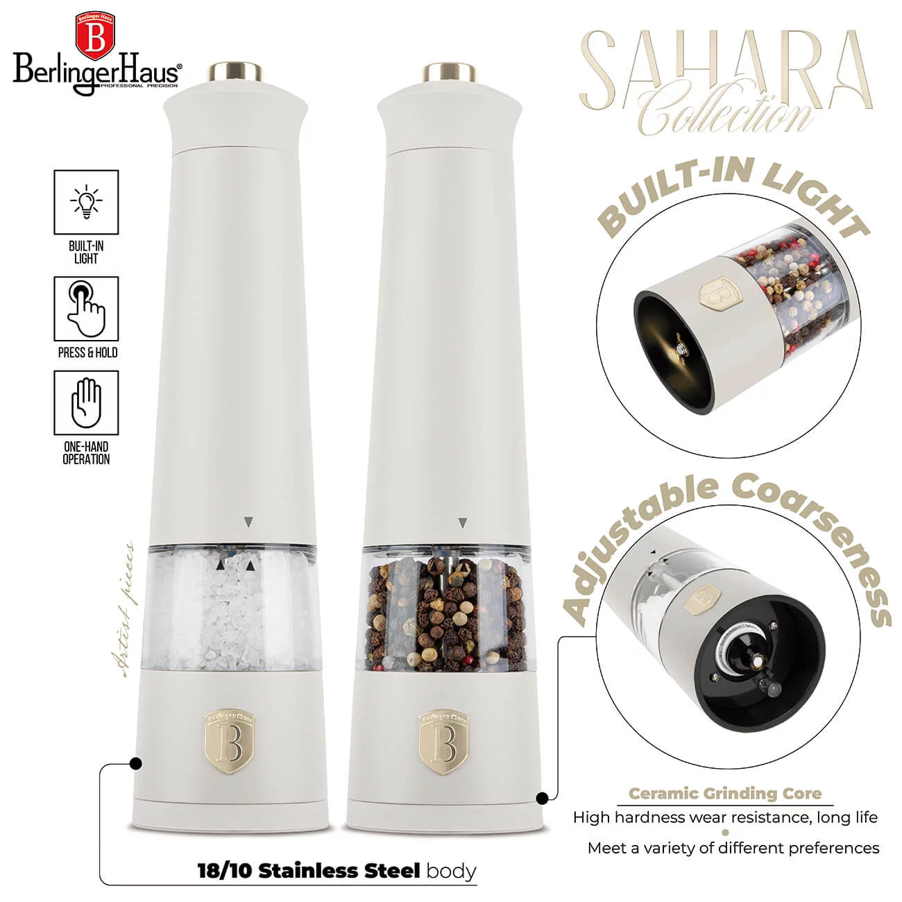 Berlinger Haus Electric Salt & Pepper Sahara
