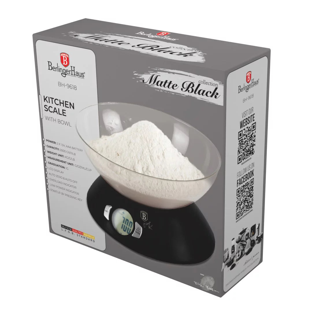 Berlinger Haus Kitchen Scale Black