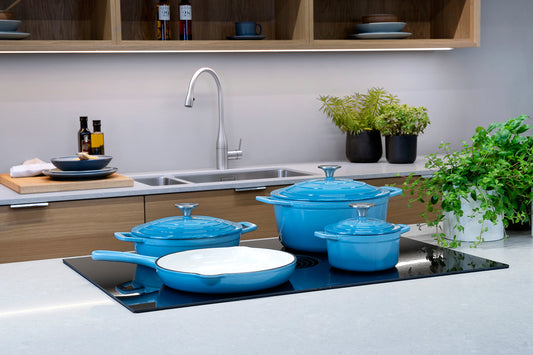 CS Solingen cast iron pot blue - 26 cm | cast iron pot