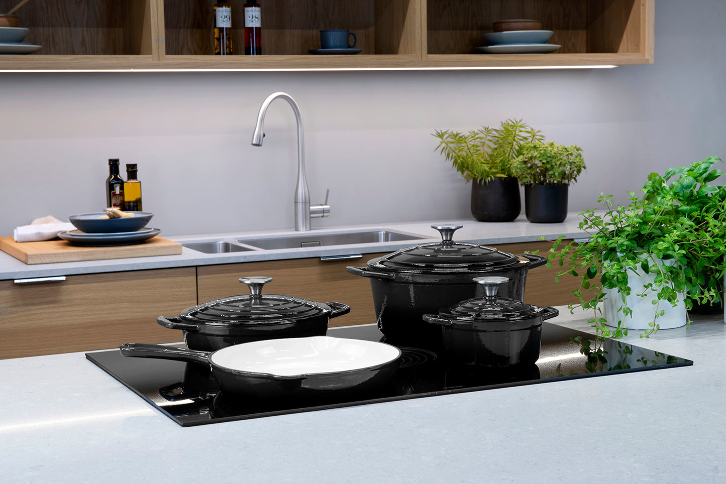 CS Solingen Cast Iron Pan Gray - 26 cm