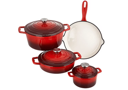 CS Solingen Cast Iron Pot Set – 7 Pieces